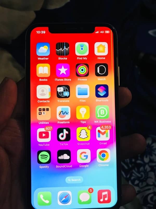 iPhone X 256 gb offical pta approved 10