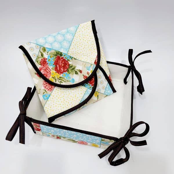 cotton Quilted bread and Roti Basket 0