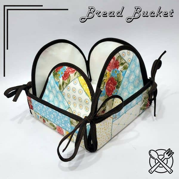 cotton Quilted bread and Roti Basket 1