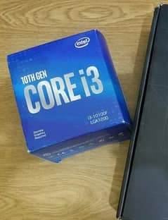 New Intel Core i3 10100f with box , thermal paste and fan