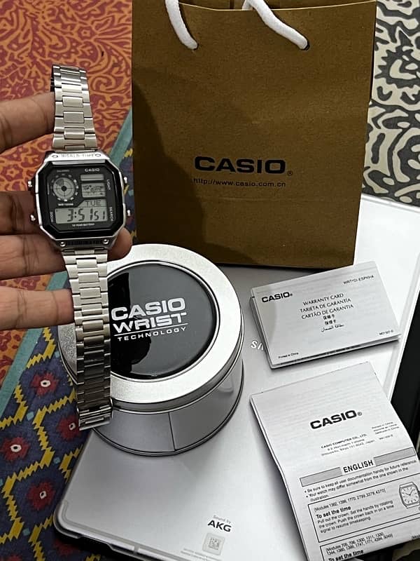 BRAND NEW Casio ILLUMINATOR AE1200WH Youth vintage Series 0