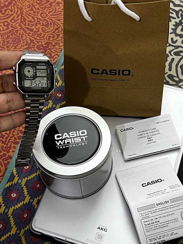 BRAND NEW Casio ILLUMINATOR AE1200WH Youth vintage Series 1