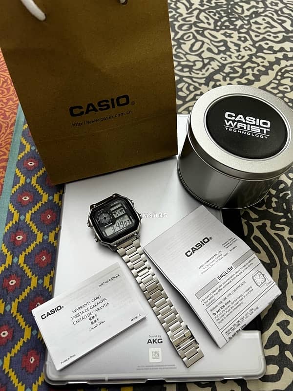 BRAND NEW Casio ILLUMINATOR AE1200WH Youth vintage Series 2