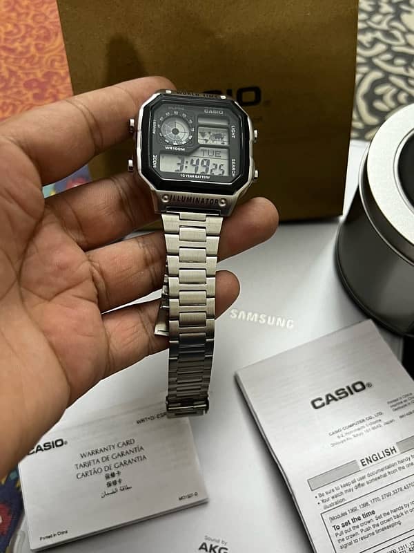 BRAND NEW Casio ILLUMINATOR AE1200WH Youth vintage Series 3