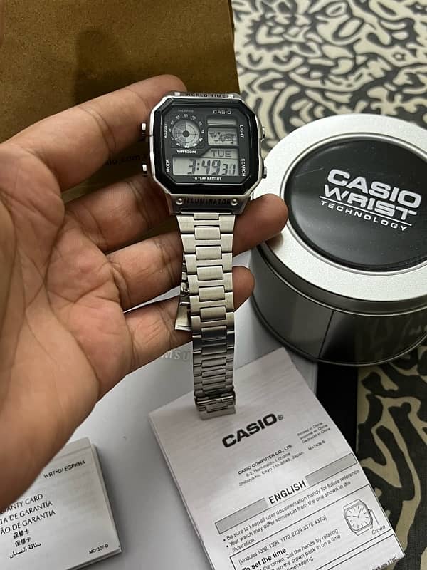 BRAND NEW Casio ILLUMINATOR AE1200WH Youth vintage Series 4