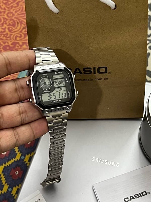 BRAND NEW Casio ILLUMINATOR AE1200WH Youth vintage Series 5