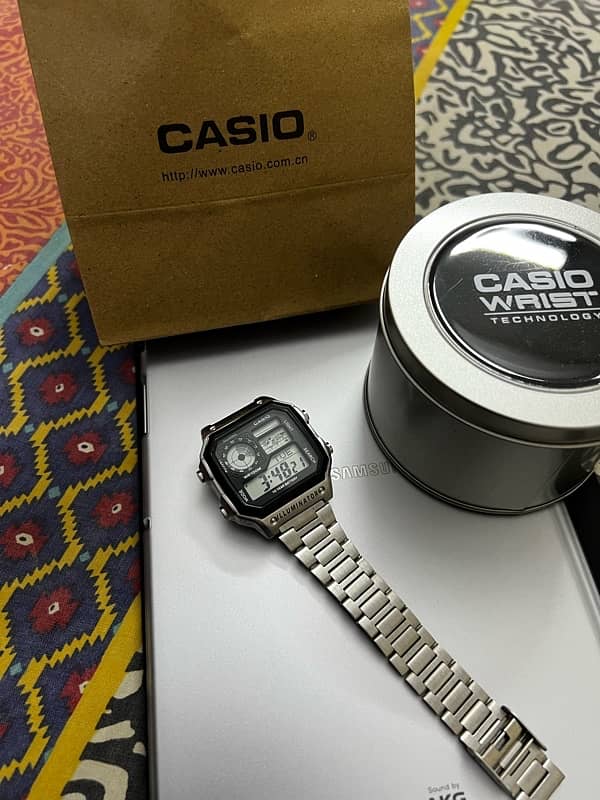 BRAND NEW Casio ILLUMINATOR AE1200WH Youth vintage Series 6