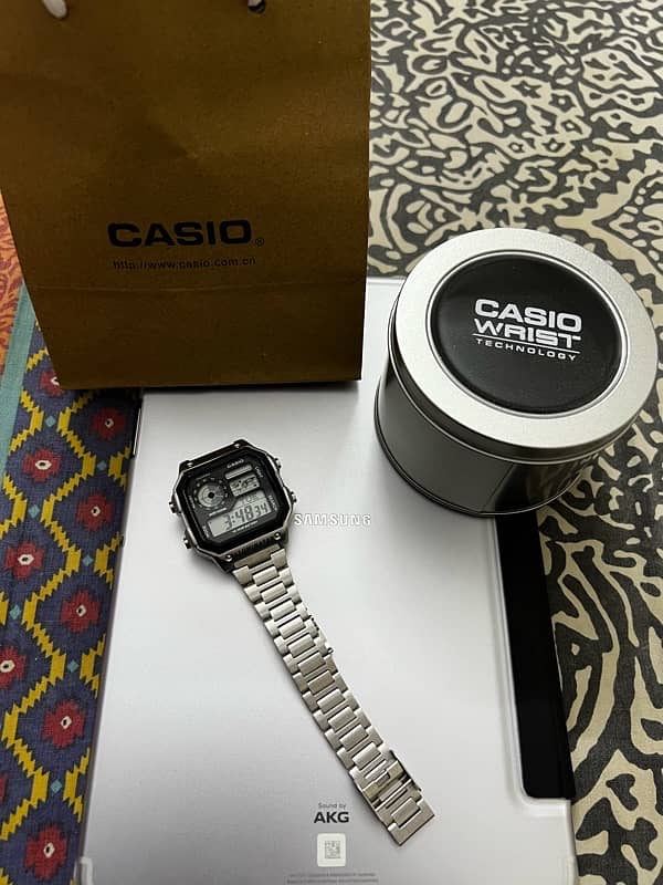 BRAND NEW Casio ILLUMINATOR AE1200WH Youth vintage Series 7