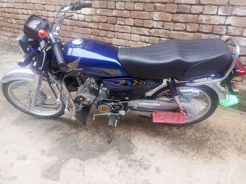 honda cd 70 blue 0