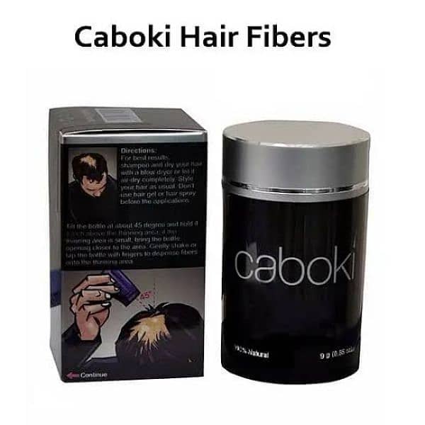 Caboki Hair Building Fiber 25g Black Colour 2