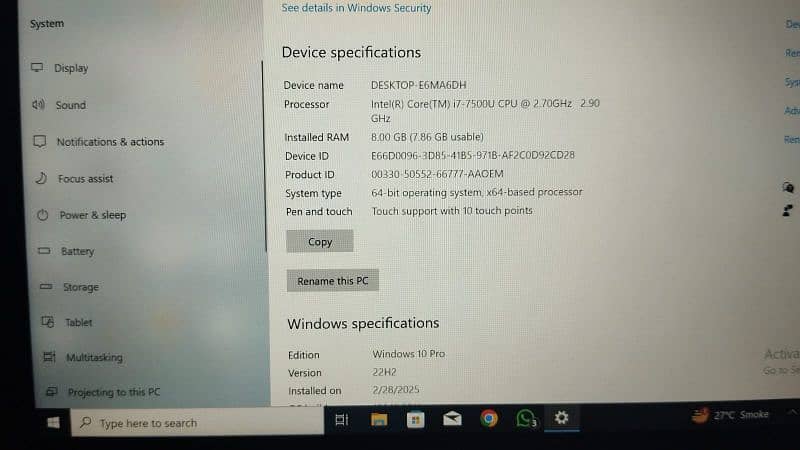 lenovo thinkPad core i7, 7 Generation,  Model T470s 4