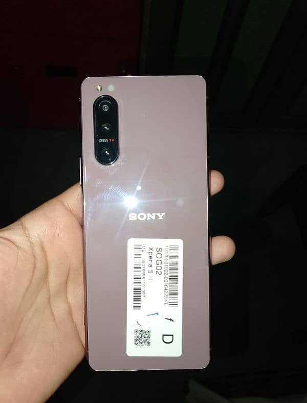 Mobile Sony Xperia 5 mark 2 (2 lines in display) 0