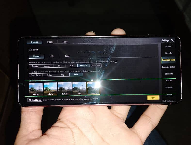 Mobile Sony Xperia 5 mark 2 (2 lines in display) 7