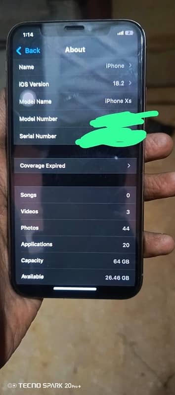 iphone xs non pta 64gb whatapp dm please 3