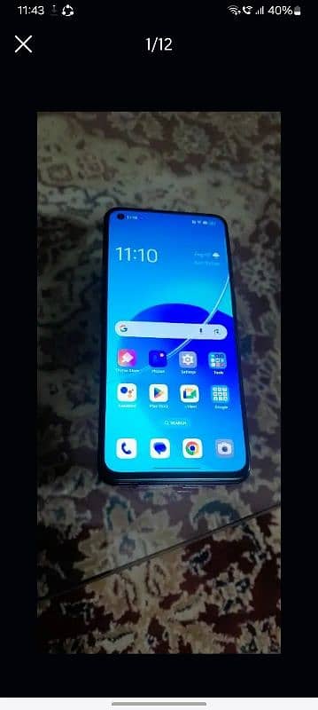 oppo reno6 8 GP ram ograinal mobile with box with charja 0