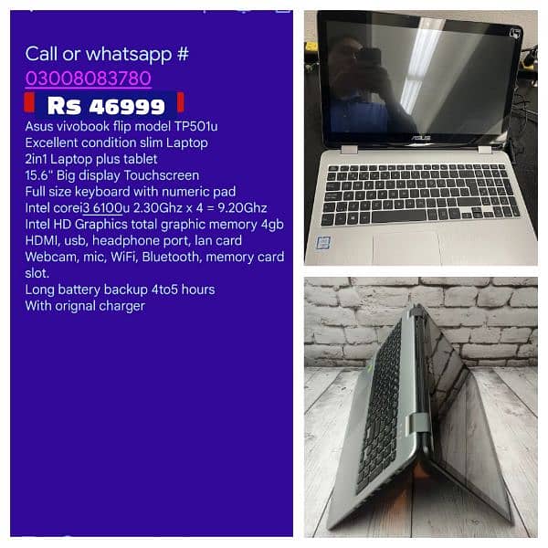 Asus Glossy Laptop 4th Genration 15.6"Big size Display neat condition 7