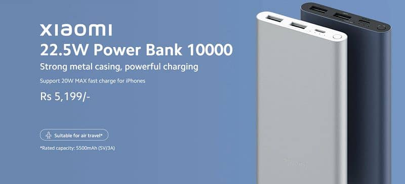 MI 22.5w 10000 mAh powerbank  100% original 3