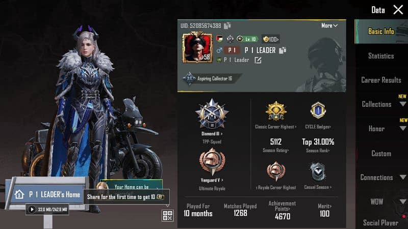 PUBG_mobile Id For Sale 21 Mythics 8