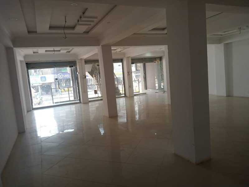 Beisment shop hall available for rent Islamabad 1