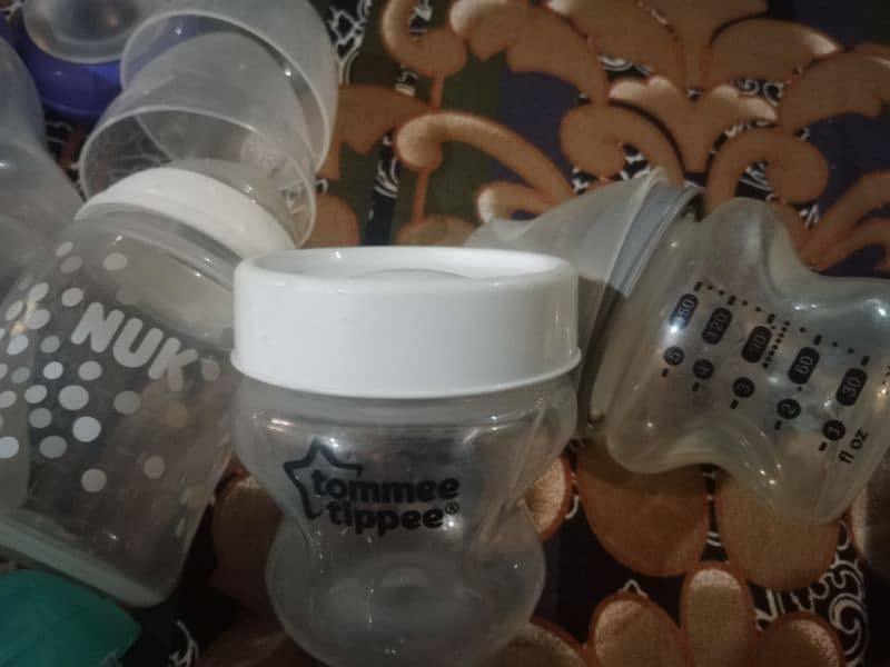 Imported Branded Feeding Bottle with extra nipples 1