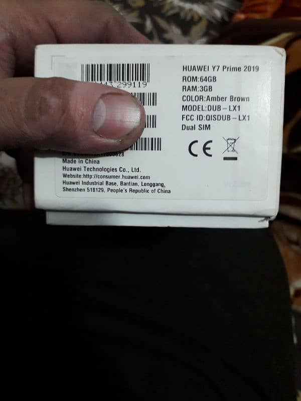 Huawei y7 prime 2019 original PTA Approved 3/64gb 4