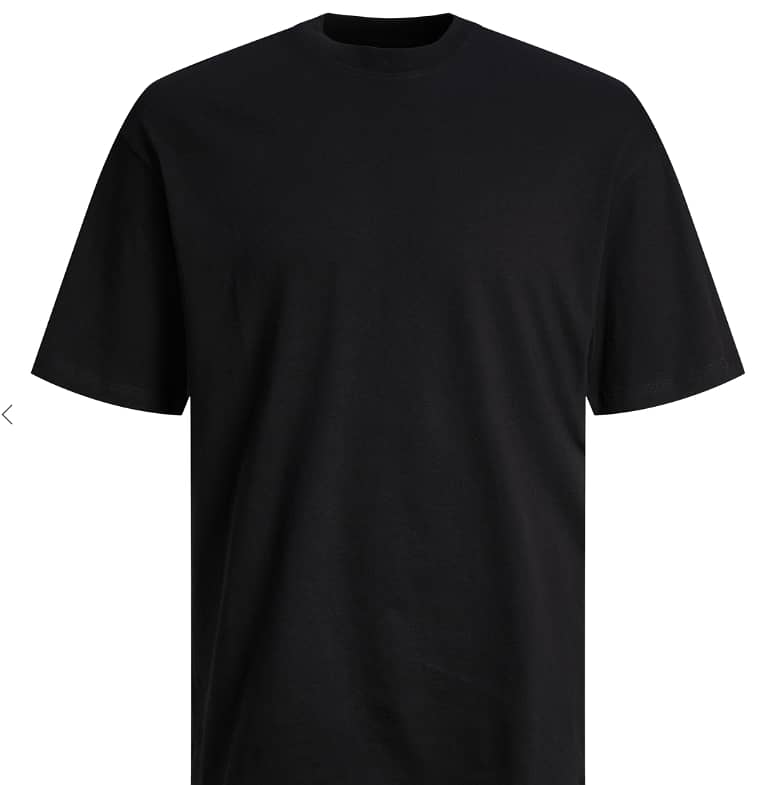 Plain round neck T-shirt for men 0