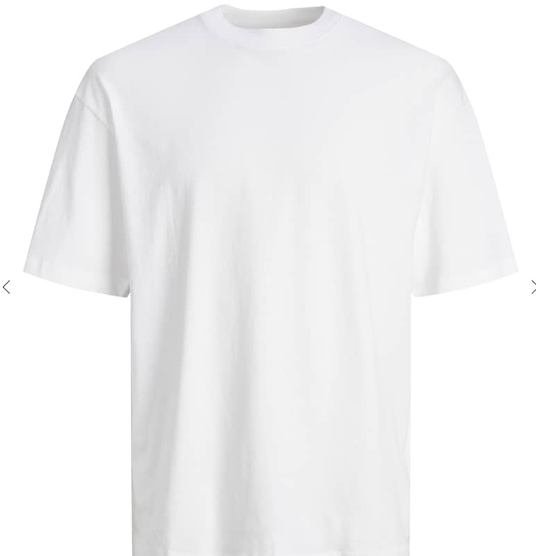 Plain round neck T-shirt for men 1