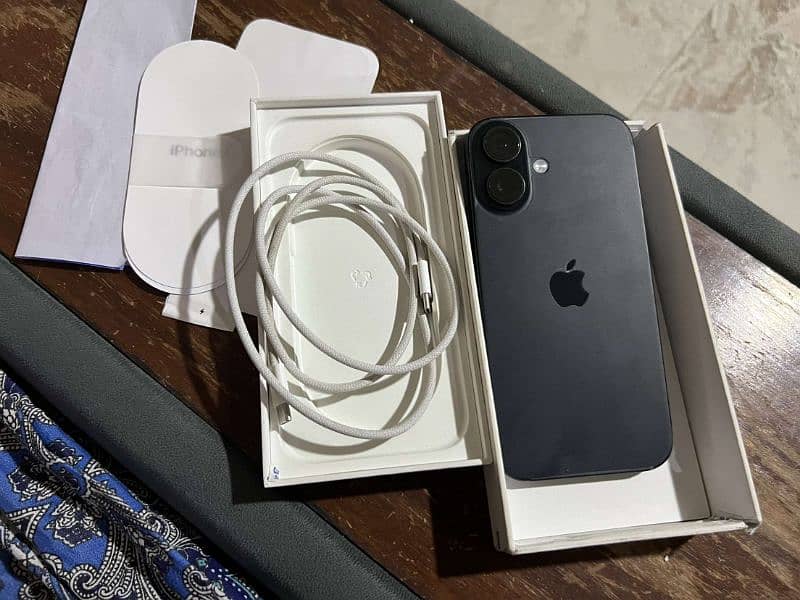 Apple IPhone 16 128gb Jv Non Pta With Box Black Color New 1