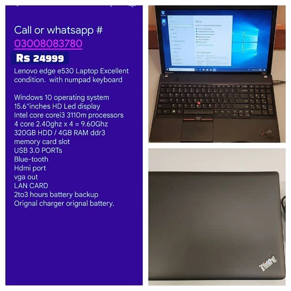 fujitsu Japanese laptop 4GB Ram 500HDD 2.40Ghz 4th Gen 10/10 condition 12