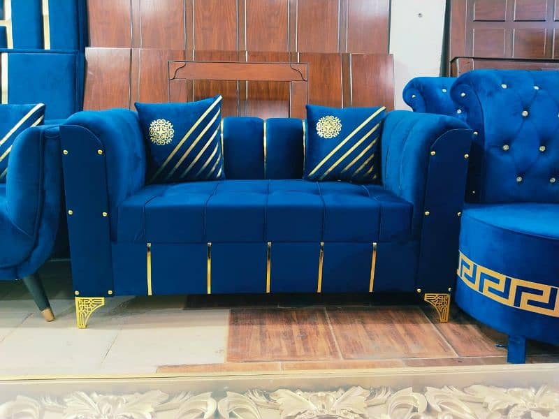 brand New elegant design sofa set Master molty foam 10 year warranty 3