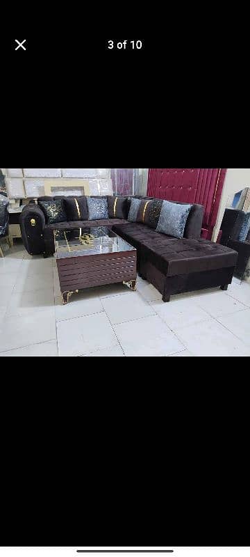 brand New elegant design sofa set Master molty foam 10 year warranty 8