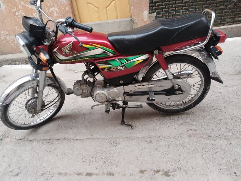 Honda cd70 2022 model Islamabad number 0