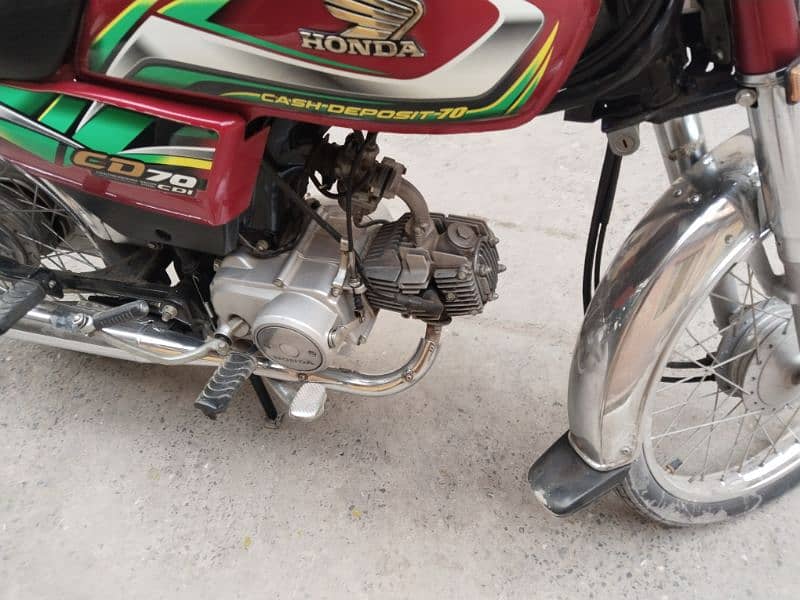 Honda cd70 2022 model Islamabad number 4