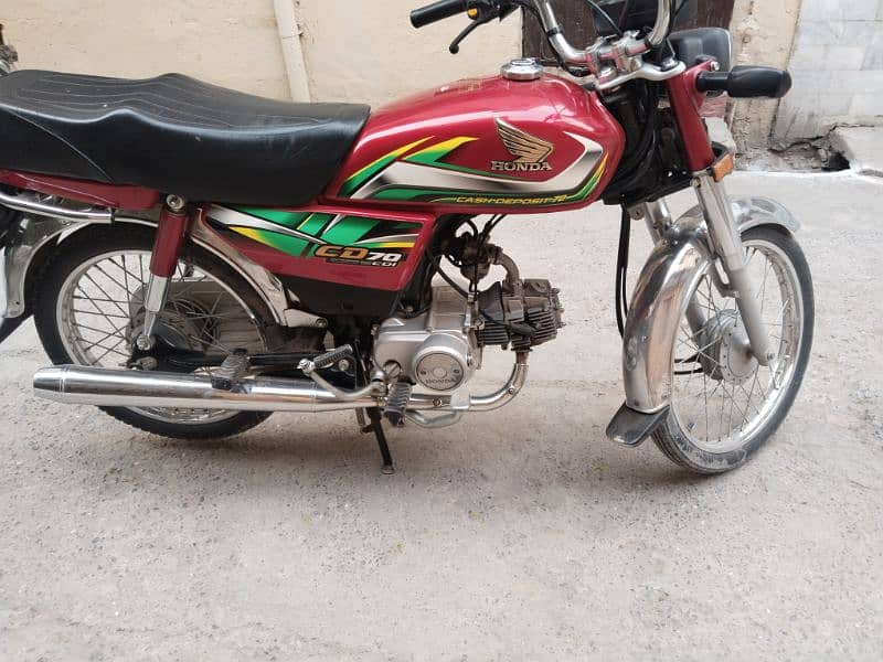 Honda cd70 2022 model Islamabad number 5