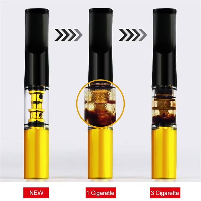 Gadgets Pack of 2 - Mini Filtration Tobacco Tar Filter Cleanable 1