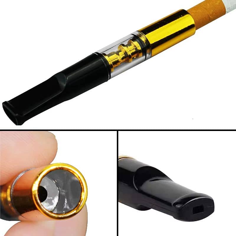 Gadgets Pack of 2 - Mini Filtration Tobacco Tar Filter Cleanable 3