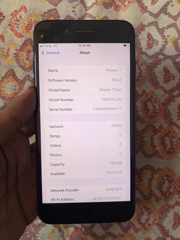 iPhone 7plus 128gb PTA Approved 1