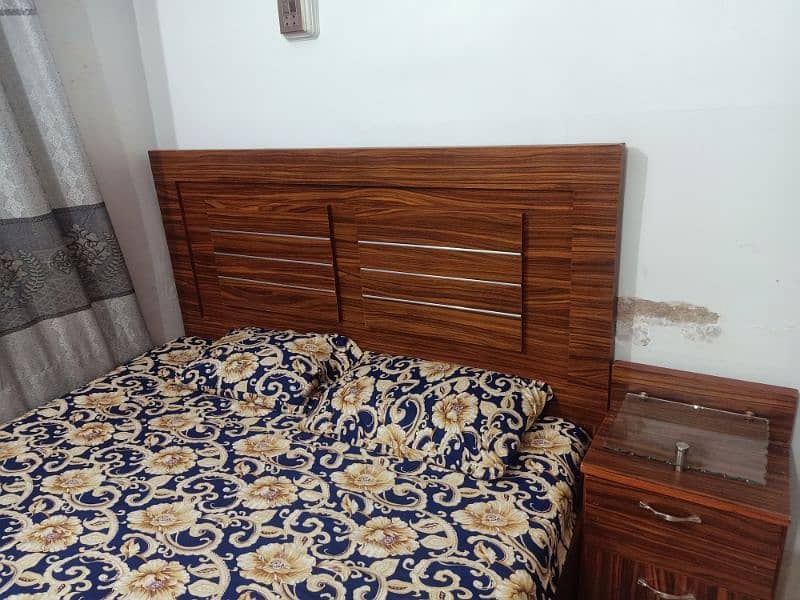 Full bed room set for sale with mattress only one year used 3