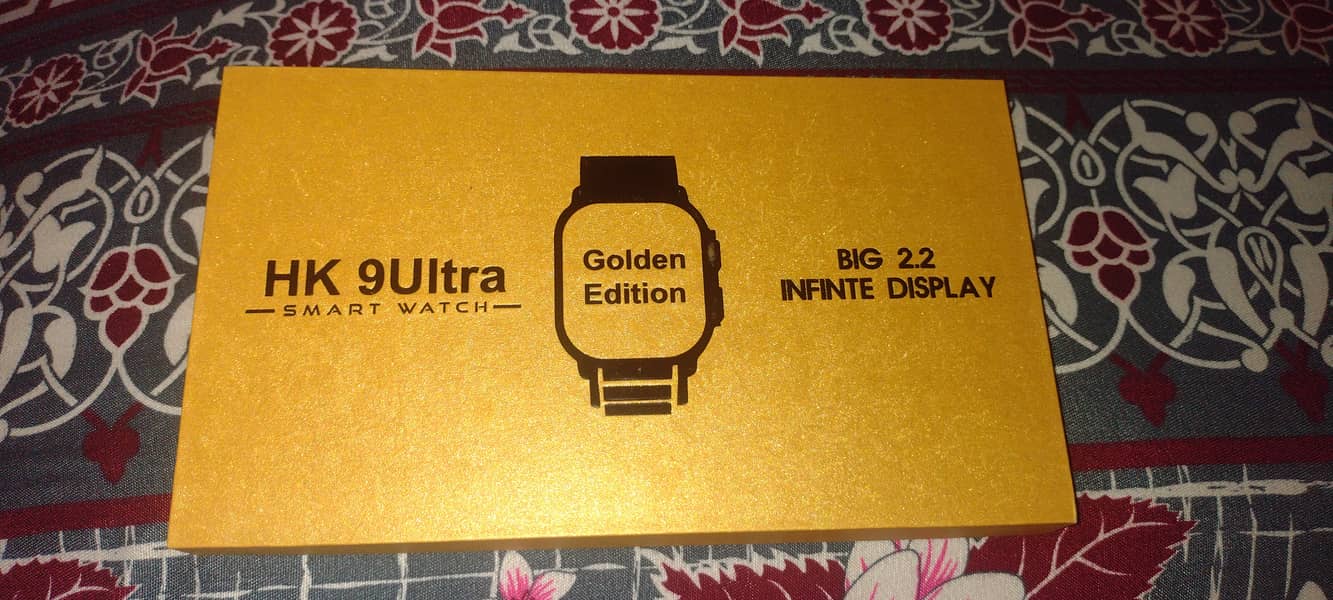 HK 9 ultra golden smart watch 0