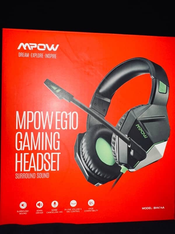 MPOW EG10 GAMING HEADSET 0