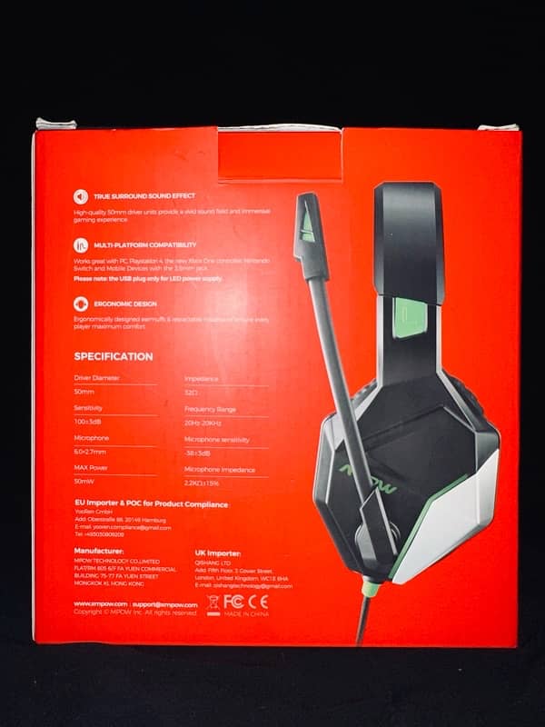 MPOW EG10 GAMING HEADSET 1