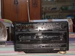 radio for sale since 1989  two way cassette player inserted in it