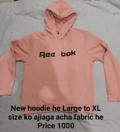 2 Hoodies New aur Clothes