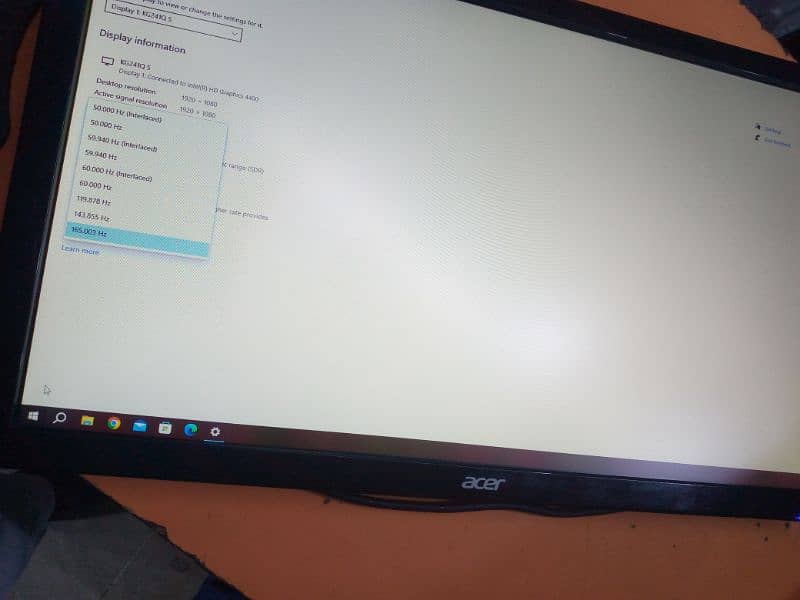 ACER GAMING 165HZ LED 24 INCH 4