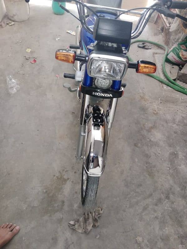 Honda CD 70 blue color first owner good condition 0