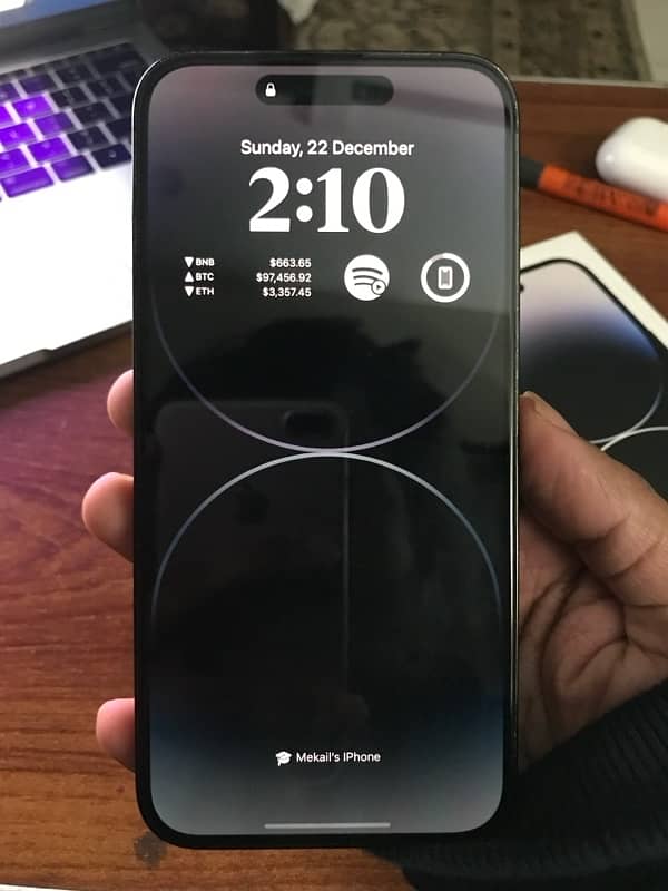 I am selling IPhone 14 Pro Max 128 gb Jv new condition 2