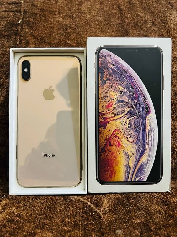 iphone Xs Max 256Gb pta Approved with box 0