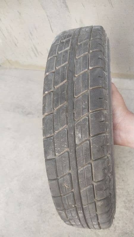 Rickshaw Tyre With Rim 2