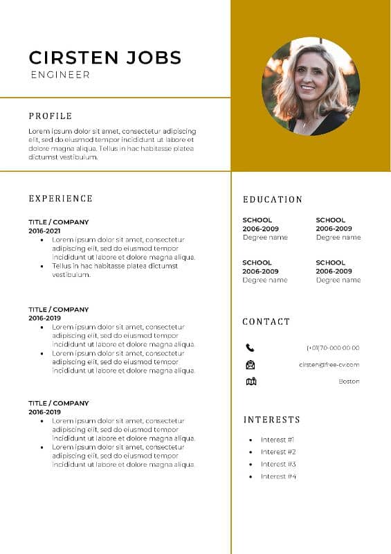 Cv/Resume Post, Banner, Menu, letter head etc 0