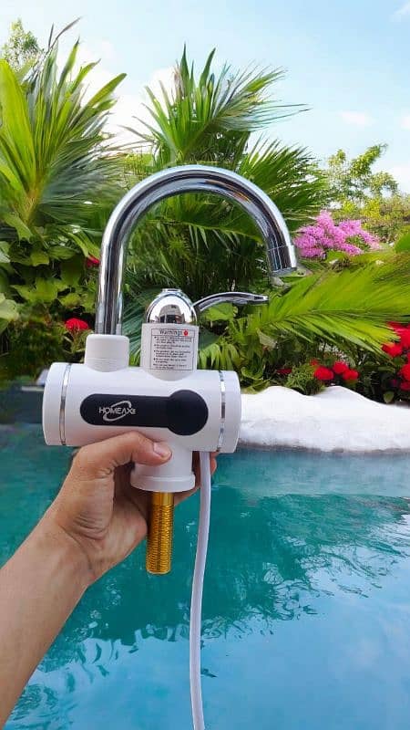 Smart Instant Geyser Electric Tap with Digital Display And Shower Head 3